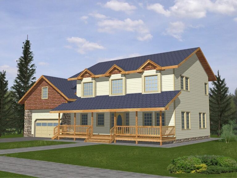 Cape Cod Home Plan 001-3100